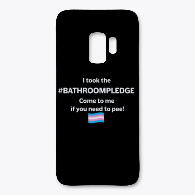 Bathroom Pledge Small Flag